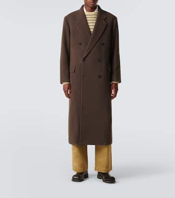 Double-breasted wool coat | Auralee