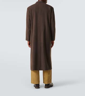 Double-breasted wool coat | Auralee