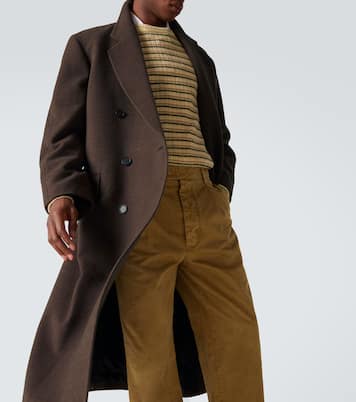 Double-breasted wool coat | Auralee