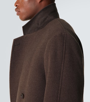 Double-breasted wool coat | Auralee