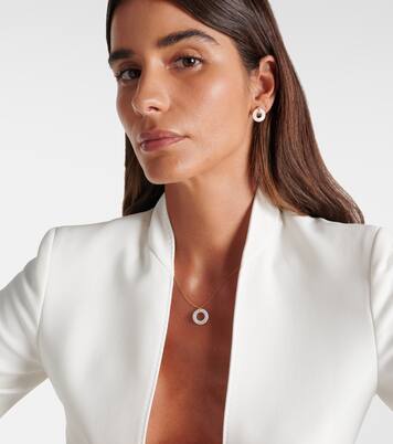 14kt gold pendant necklace with mother-of-pearl | Mateo