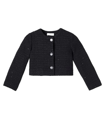 Veste en bouclé à sequins | Monnalisa