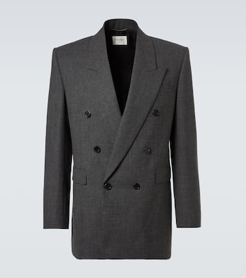 Double-breasted wool blazer | Saint Laurent