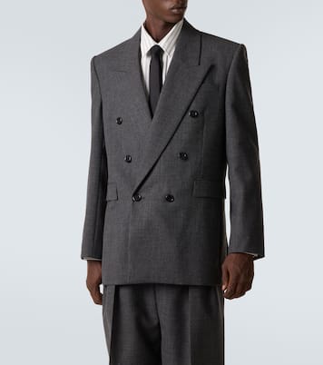Double-breasted wool blazer | Saint Laurent