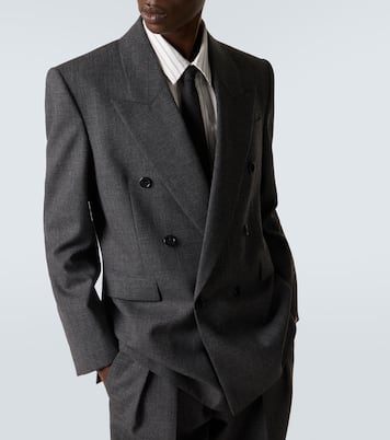 Double-breasted wool blazer | Saint Laurent