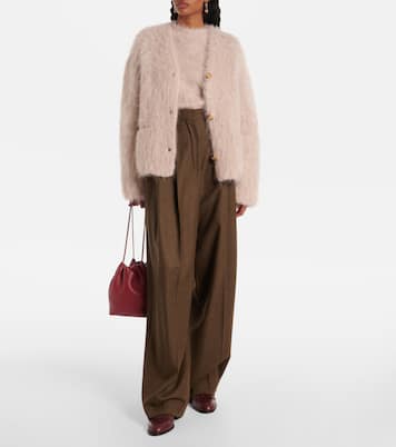 Cherry Hill mohair and cashmere cardigan | Loro Piana