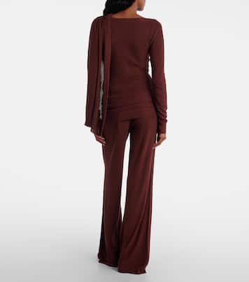 Weite Hose aus einem Seidengemisch | Aya Muse