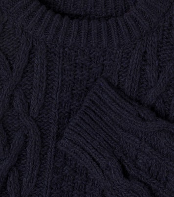 Maria cable-knit wool-blend sweater | The New Society