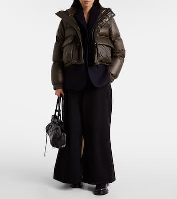 Daunenjacke mit Wolle | Sacai