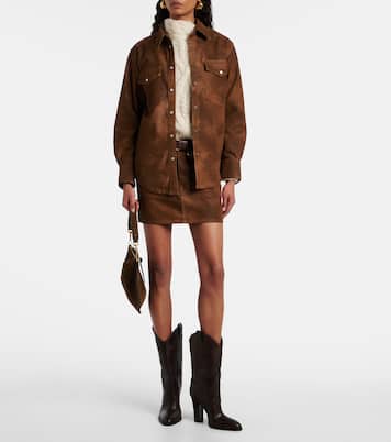 Lavinia 100 leather mid-calf boots | Paris Texas