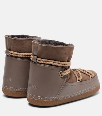 Schneestiefel Classic aus Leder und Veloursleder | Inuikii