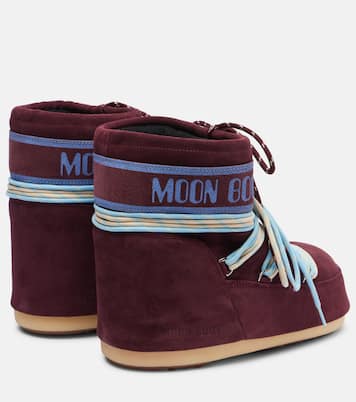 Schneestiefel Icon Low aus Veloursleder | Moon Boot