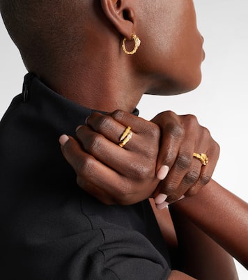 Anello Serpenti Viper in oro 18kt con diamanti | Bvlgari