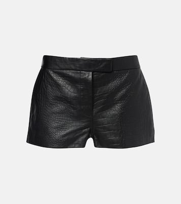Shorts aus Leder | Alex Perry
