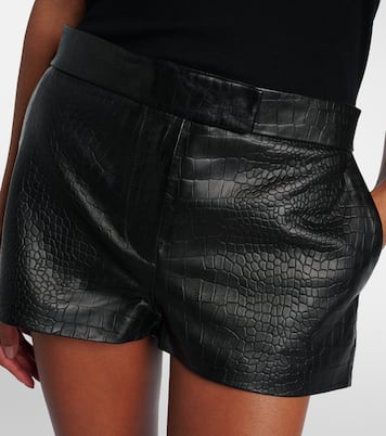 Shorts aus Leder | Alex Perry