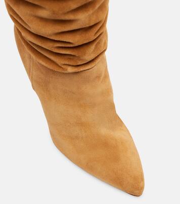 Elsa 100 suede over-the-knee boots | Paris Texas