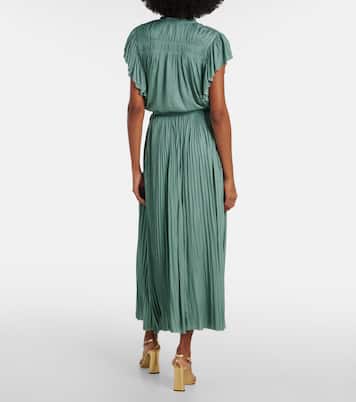 Maxirock Lulu aus Satin  | Ulla Johnson