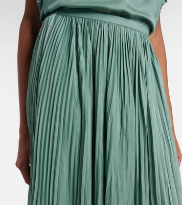 Maxirock Lulu aus Satin  | Ulla Johnson