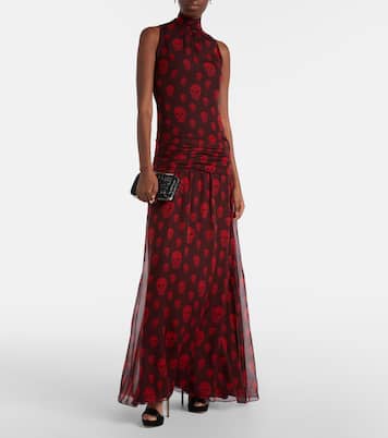 T-Bar crystal-embellished clutch | McQueen