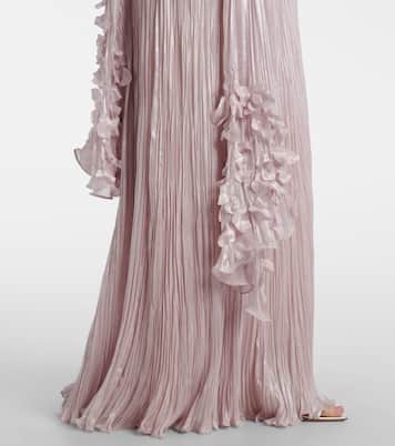 Dayana ruched scarf-detail gown | Marmar Halim