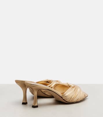 Mules Skye en cuir métallisé | Jimmy Choo