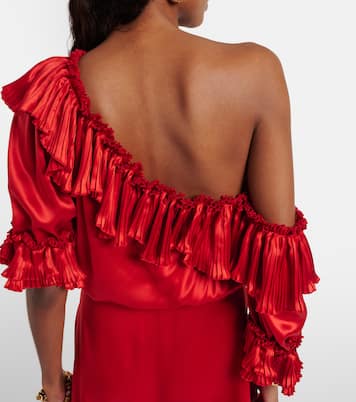 Minikleid aus Seidensatin | Saint Laurent