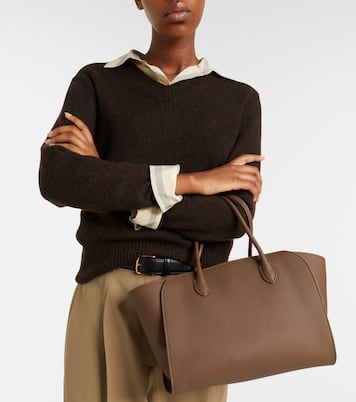 Marlo 12 leather tote bag | The Row