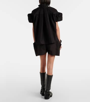 Striped Bermuda shorts | Sacai