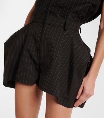 Striped Bermuda shorts | Sacai