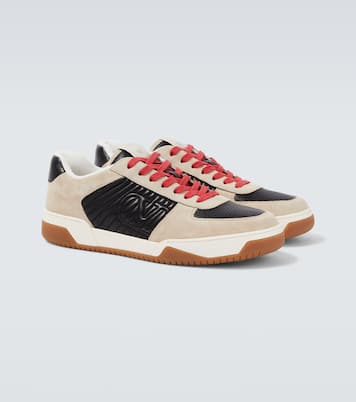 Suede and leather sneakers | Valentino Garavani