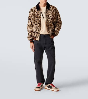 Suede and leather sneakers | Valentino Garavani