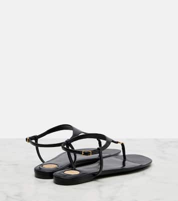 Cassandre leather thong sandals | Saint Laurent