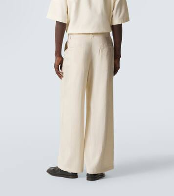 Silk-blend wide-leg pants | Lemaire