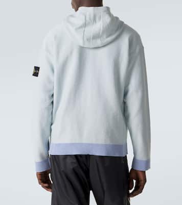 Compass cotton-blend hoodie | Stone Island