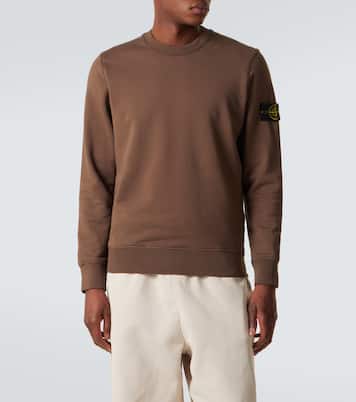Compass cotton fleece sweatshirt | Stone Island