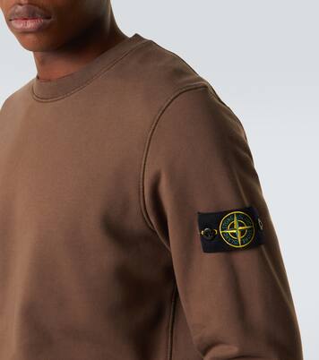 Compass cotton fleece sweatshirt | Stone Island