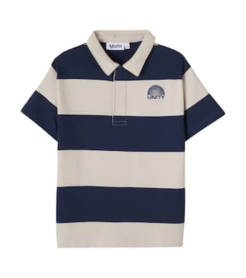 Rainer striped cotton polo shirt  | Molo