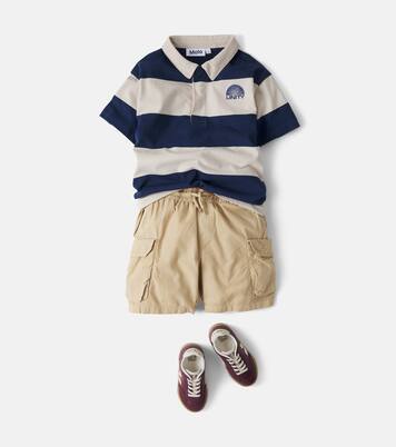 Rainer striped cotton polo shirt  | Molo