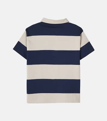 Rainer striped cotton polo shirt  | Molo