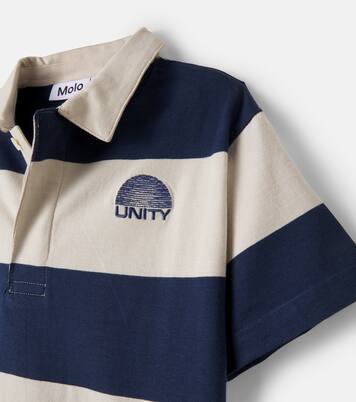 Rainer striped cotton polo shirt  | Molo