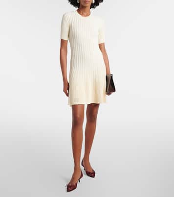 Ribbed-knit minidress | Ami Paris
