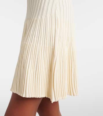 Ribbed-knit minidress | Ami Paris