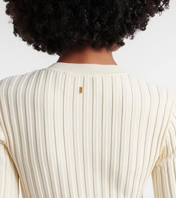 Ribbed-knit minidress | Ami Paris