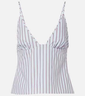 Lista pinstripe cotton-blend top | SIR