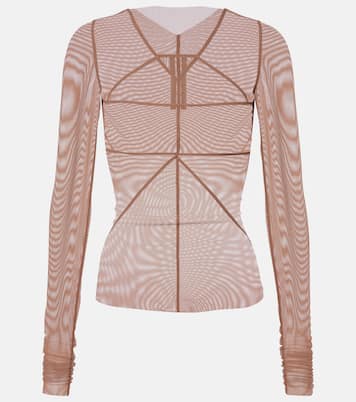 Temple sheer tulle top | Rick Owens