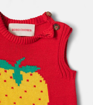 Baby Spieler Pixel Strawberry aus Baumwolle | Bobo Choses