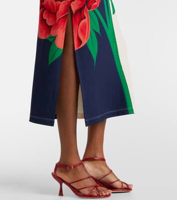 Lela floral jersey maxi dress | La DoubleJ