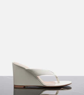 Wedge-Sandalen aus Leder | Gianvito Rossi