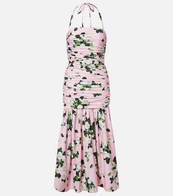 Bedrucktes Midikleid aus Jersey | Carolina Herrera