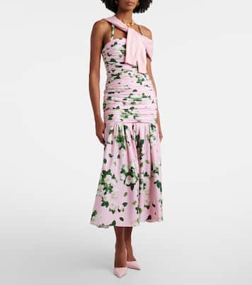 Bedrucktes Midikleid aus Jersey | Carolina Herrera